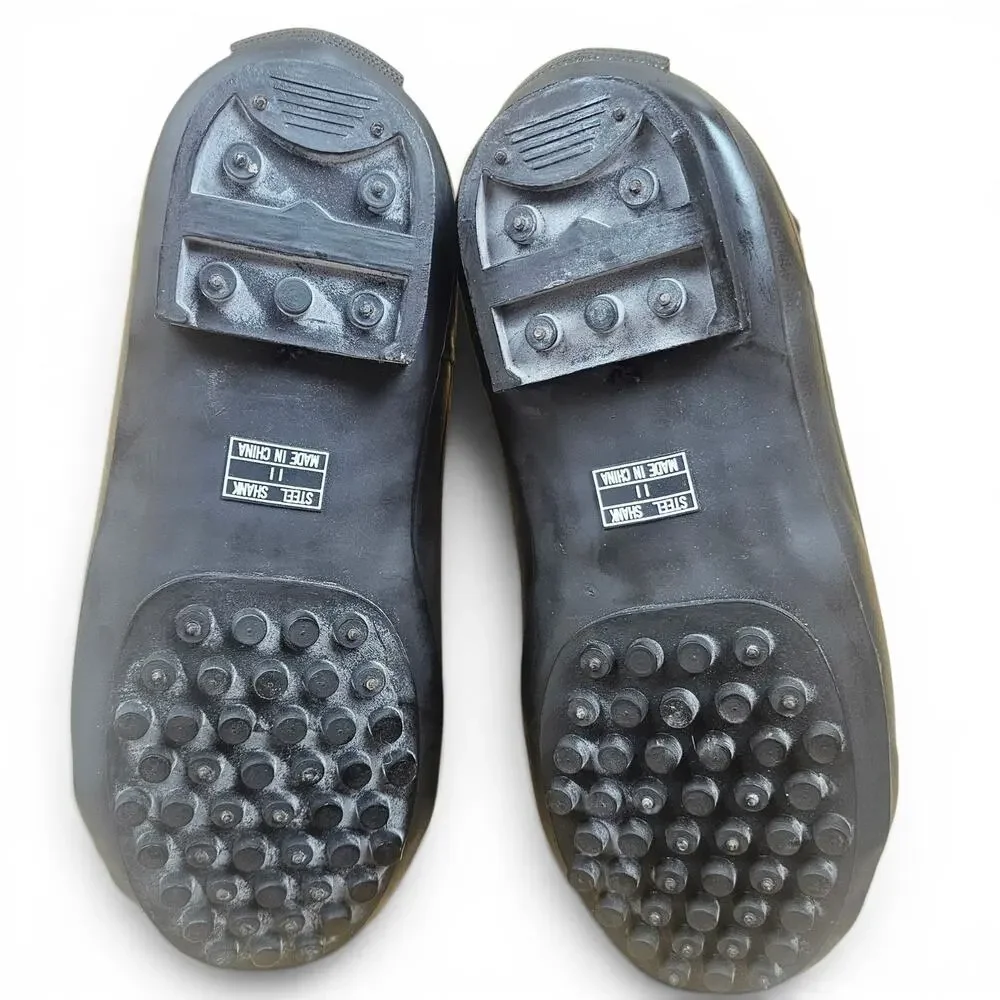 SNOW GEAR NWT Ice Cleat Boots Men's 11 Black Winter Boots 1000 Gram Thinsulate